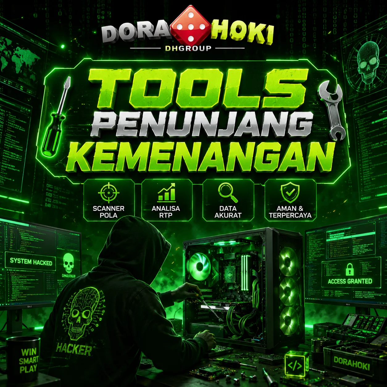 DORAHOKI 🪛 Tools Penunjang Kemenangan, Rasakan Sensasi Kenikmatannya Disini